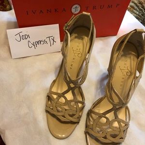 Nude Patent Leather sandals